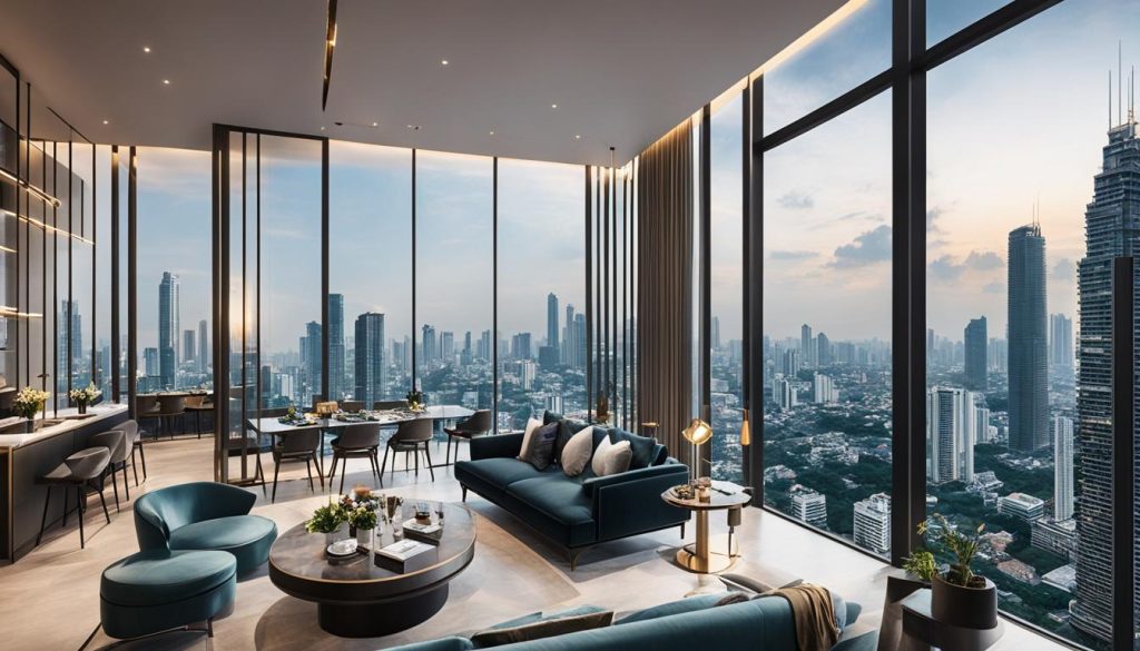 The Esse Asoke luxury condominiums in Bangkok